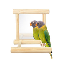 Avian Mirror Toy for Parakeet, Cockatoo, Cockatiel, Conure, Lovebird, and Canaries