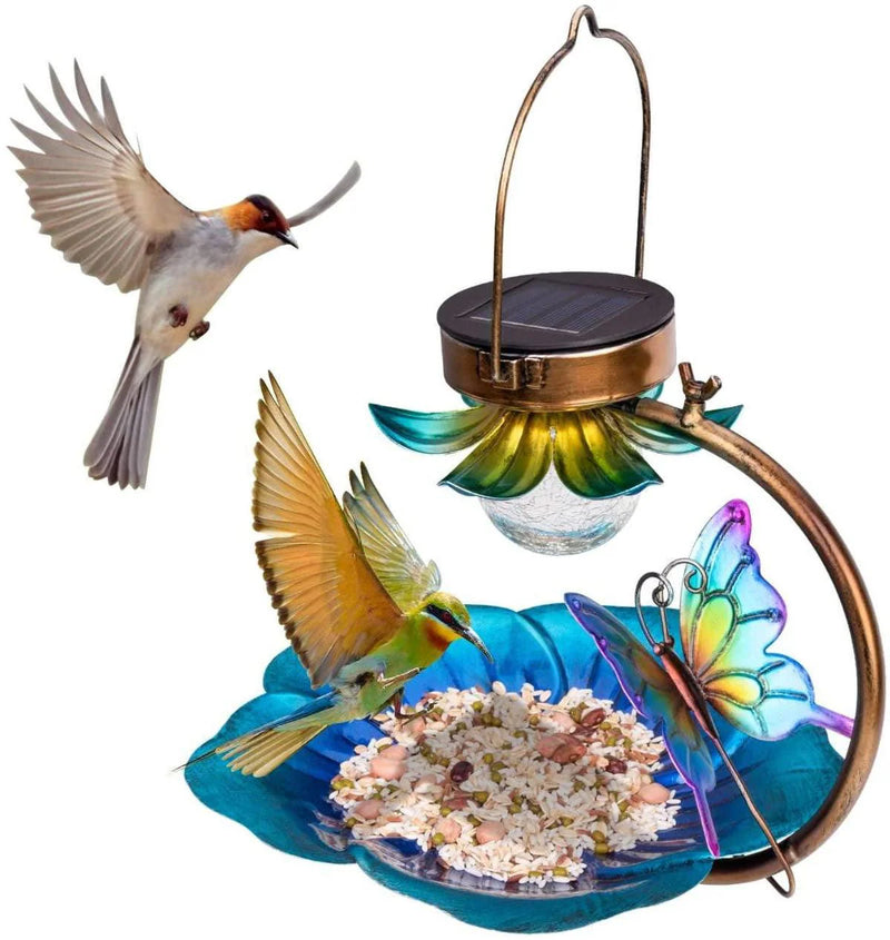 Solar Sparkle Sphere Bird Feeder